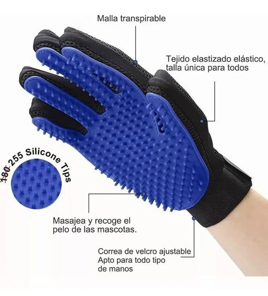 Guante Quita Pelo para Mascotas - Limpieza Fácil en Cada Caricia